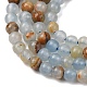 perles de calcite bleues naturelles(G-E576-09F)-4