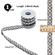 Imitation Polyester with ABS Plastic Beaded Trimming(OCOR-CA0001-25)-2
