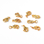 Golden Brass Clasps(EC903-NFLFG)