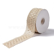 10 Yards Polyester Lace Trim Ribbon, for DIY Jewelry Making, BurlyWood, 1-1/2 inch(38.5~39.5mm)(OCOR-C004-06I)