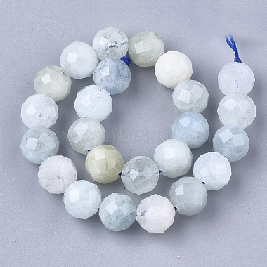 Natural Aquamarine Beads Strands(G-S345-8mm-013)-2