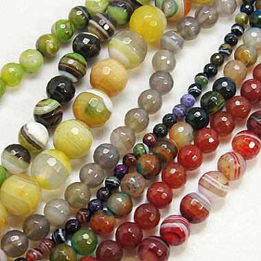 Chapelets de perles d'agate naturelle(G-H1636-6MM-M)-2