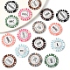 16Pcs 8 Colors Opaque Acrylic Pendants(OACR-FS0002-21)-3