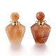 Faceted Natural Yellow Jade Openable Perfume Bottle Pendants(G-E564-09G-G)-1