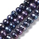 brins de perles teintes en perles naturelles(PEAR-P005-03A-01)-1