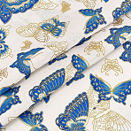 Cotton Fabric, Clothing Accessories, Butterfly, 1480x0.4mm(DIY-WH0671-216A-01)