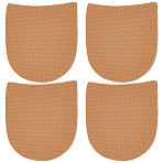 Anti Skid Rubber Shoes Bottom, Wear Resistant Raised Grain Repair Sole Pad for Boots, Leather Shoes, Peru, 95x88x4mm(DIY-CN0003-84A)