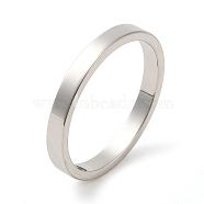 304 Stainless Steel Rings, Stainless Steel Color, 2.4mm, Inner Diameter: 17mm(RJEW-K268-02P)