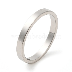 Non-Tarnish 304 Stainless Steel Rings, Stainless Steel Color, 2.4mm, Inner Diameter: 17mm(RJEW-K268-02P)