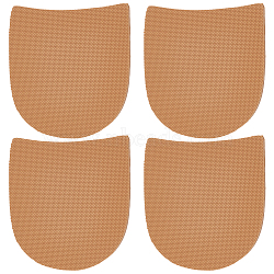Anti Skid Rubber Shoes Bottom, Wear Resistant Raised Grain Repair Sole Pad for Boots, Leather Shoes, Peru, 95x88x4mm(DIY-CN0003-84A)