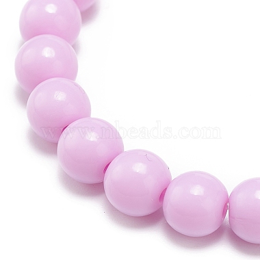 6 pièces 6 couleurs bonbon couleur acrylique rond perlé bracelets extensibles ensemble(BJEW-JB08984)-7
