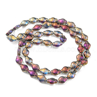 Electroplate Transparent Glass Beads Strands(EGLA-G037-12A-HP01)-2