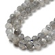 facettes brins ronds de perles labradorite naturelle(G-I156-03-4mm)-5