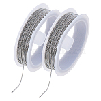 20M 304 Stainless Steel Curb Chains, Soldered, Stainless Steel Color, 1mm, about 65.62 Feet(20m)/Set(CHS-DC0001-03)