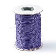 Korean Waxed Polyester Cord, Mauve, 1mm, about 85yards/roll(YC1.0MM-A182)
