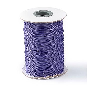 Korean Waxed Polyester Cord, Mauve, 1mm, about 85yards/roll