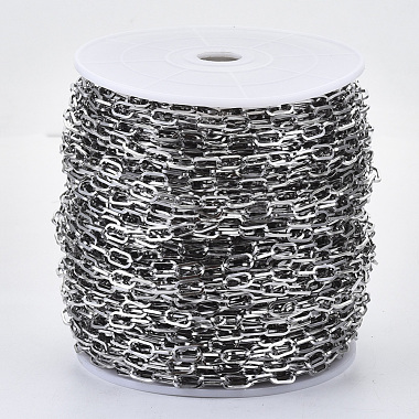 304 Stainless Steel Paperclip Chains(CHS-S001-04B-P)-3