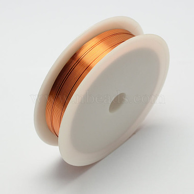 Fil de cuivre rond pour la fabrication de bijoux(CWIR-R001-0.4mm-M)-2