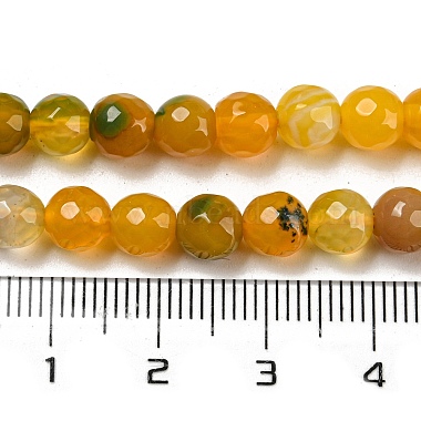 Natürliche Achat Perlen Stränge(G-E469-02-6mm)-3