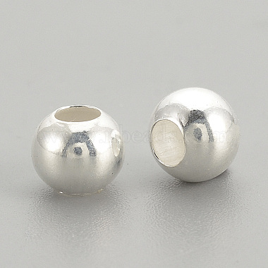 925 Sterling Silver Beads(X-STER-S002-12-4mm)-2