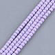 Spray Painted Non-magnetic Synthetic Hematite Beads Strands(G-T116-12-09)-1