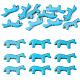 10pcs perles turquoise synth&eacute;tiques(G-TADJ0001-01E)-1
