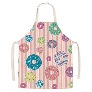 Easter Theme Flax Sleeveless Apron, with Double Shoulder Belt, Colorful, 700x600mm(PW-WG92721-03)