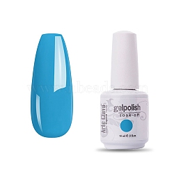 15ml Special Nail Polish, For Nail Art Stamping Print, Varnish Manicure Starter Kit, Sky Blue, Bottle: 34x80mm(MRMJ-P006-C041)