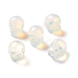 Opalite Beads, Halloween Skull, 11~11.5x8.5~9x11~11.5mm, Hole: 0.9~1mm(G-C038-01L)