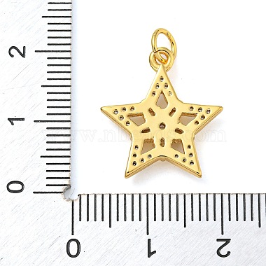 Placage de crémaillère en laiton micro pavé pendentifs en zircone cubique(KK-Z063-25G)-3