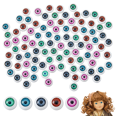 Mixed Color Plastic Craft Eyes