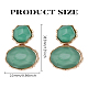 1 Pair Resin Dangle Stud Earrings(EJEW-LP0004-82A)-2