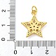 Placage de crémaillère en laiton micro pavé pendentifs en zircone cubique(KK-Z063-25G)-3