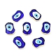 Placage en rack perles au chalumeau faites à la main mauvais œil(KK-F838-03C-G)-3