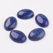 Natural Lapis Lazuli Flat Back Cabochons, Dyed, Oval, 40x30x8.5mm(X-G-G741-30x40mm-15)