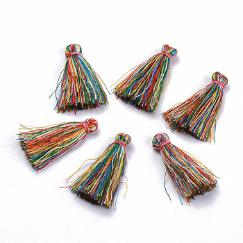 Polyester Tassel Pendant Decorations, Colorful, 30~35mm