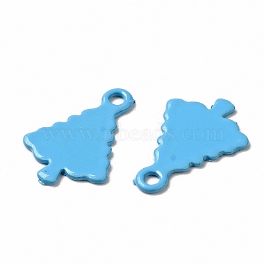 Spray Painted 201 Stainless Steel Charms(STAS-G304-28B)-2