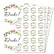 Waterproof PVC Wedding Round Stickers(AJEW-WH0343-003)-2