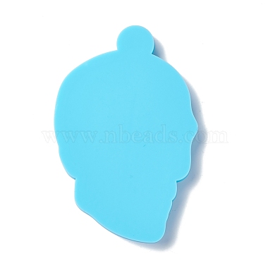 moules en silicone pendentif tête de mort(DIY-I088-02)-3