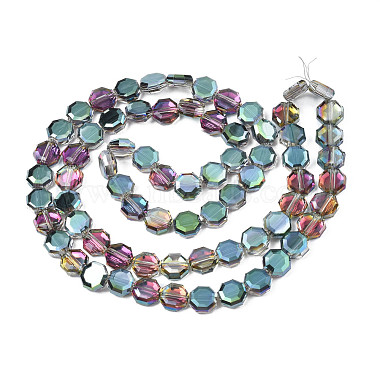 Electroplate Translucent Glass Beads Strands(EGLA-N002-27-D02)-2
