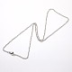 Trendy Unisex 304 Stainless Steel Cable Chain Necklaces(NJEW-M057-B-01)-2