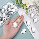 Acrylic Rhinestone Flat Back Cabochons(GACR-FH0001-01)-3