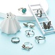 9Pcs 9 Style Adjustable Alloy Finger Rings(RJEW-LS0001-15AS)-5