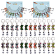Alloy Enamel Butterfly Link Stitch Markers(HJEW-AB00229)-1