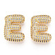 Brass Micro Pave Cubic Zirconia Pendants(KK-N254-06G-E)-1