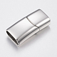 Surface lisse 304 fermoirs magnétiques en acier inoxydable avec emembouts à coller(STAS-N002-38)-1