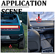 2Pcs ABS Plastic Devil Heart Rear Bumper Warning Handle Ring(HJEW-SP0001-51B)-7