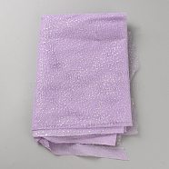 Polyester Silver Point Fabric, Clothes Bag Accessories, Plum, 1000x1500x0.3mm(AJEW-WH20006-90C)