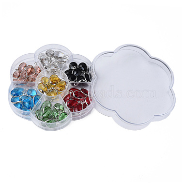 Pendentifs en verre K9(GLAA-N038-35P)-3