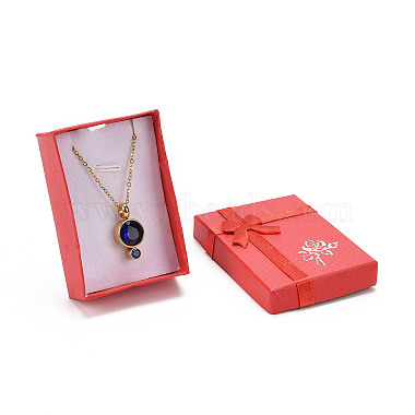 Valentines Day Presents Packages Cardboard Pendant Necklaces Boxes(BC052)-6